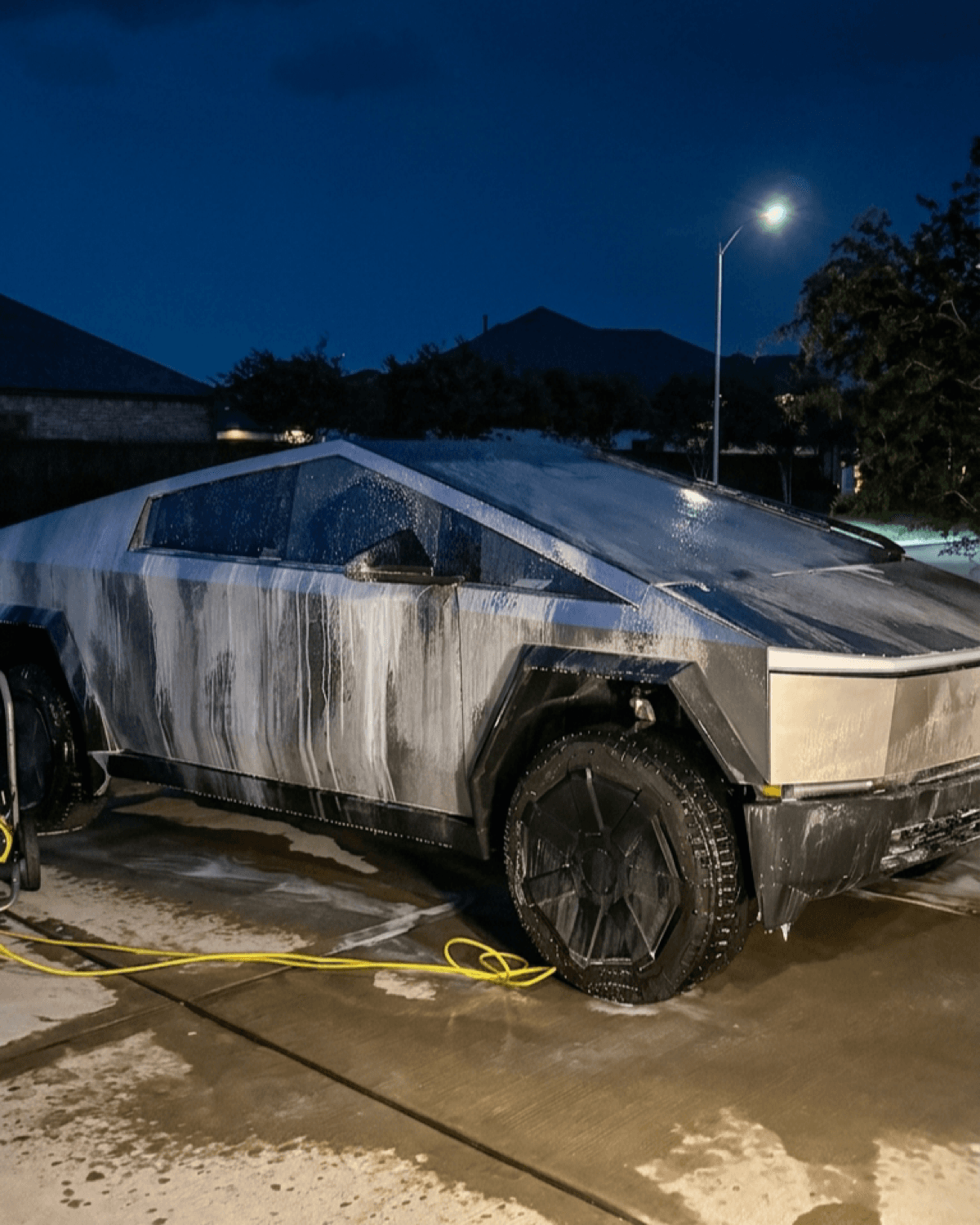 Exterior foam wash